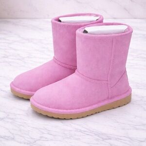 UGG Classic II Boots Kids Size 8 | Pink Suede | Toddler Girls | New In Box